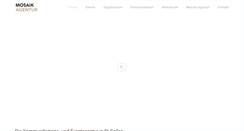 Desktop Screenshot of mosaik-agentur.ch
